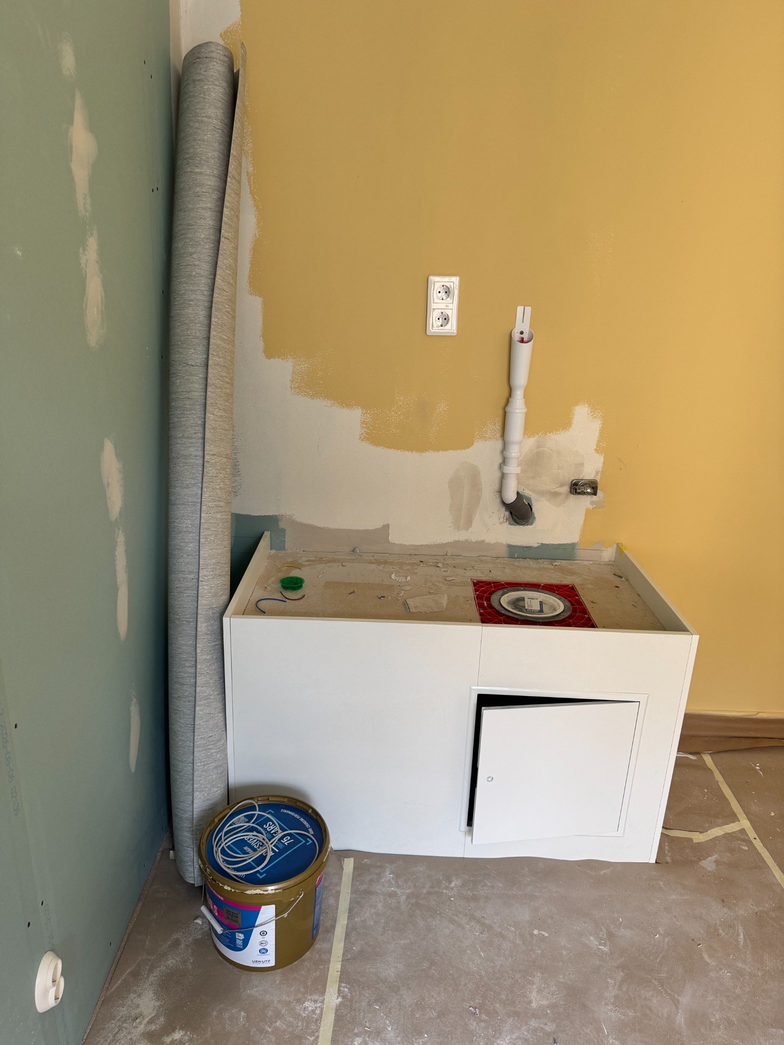 Våtsäkring inför tvättmaskin